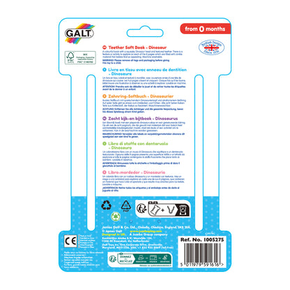 Teether Soft Book - Dinosaurs