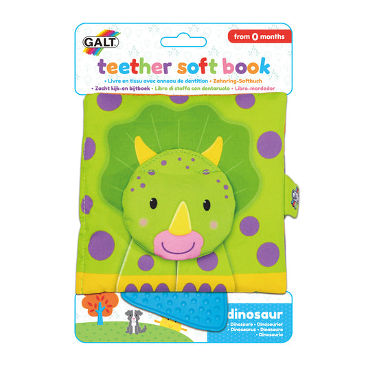 Teether Soft Book - Dinosaurs