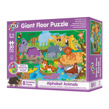 Giant Floor Puzzle: Alphabet Animals