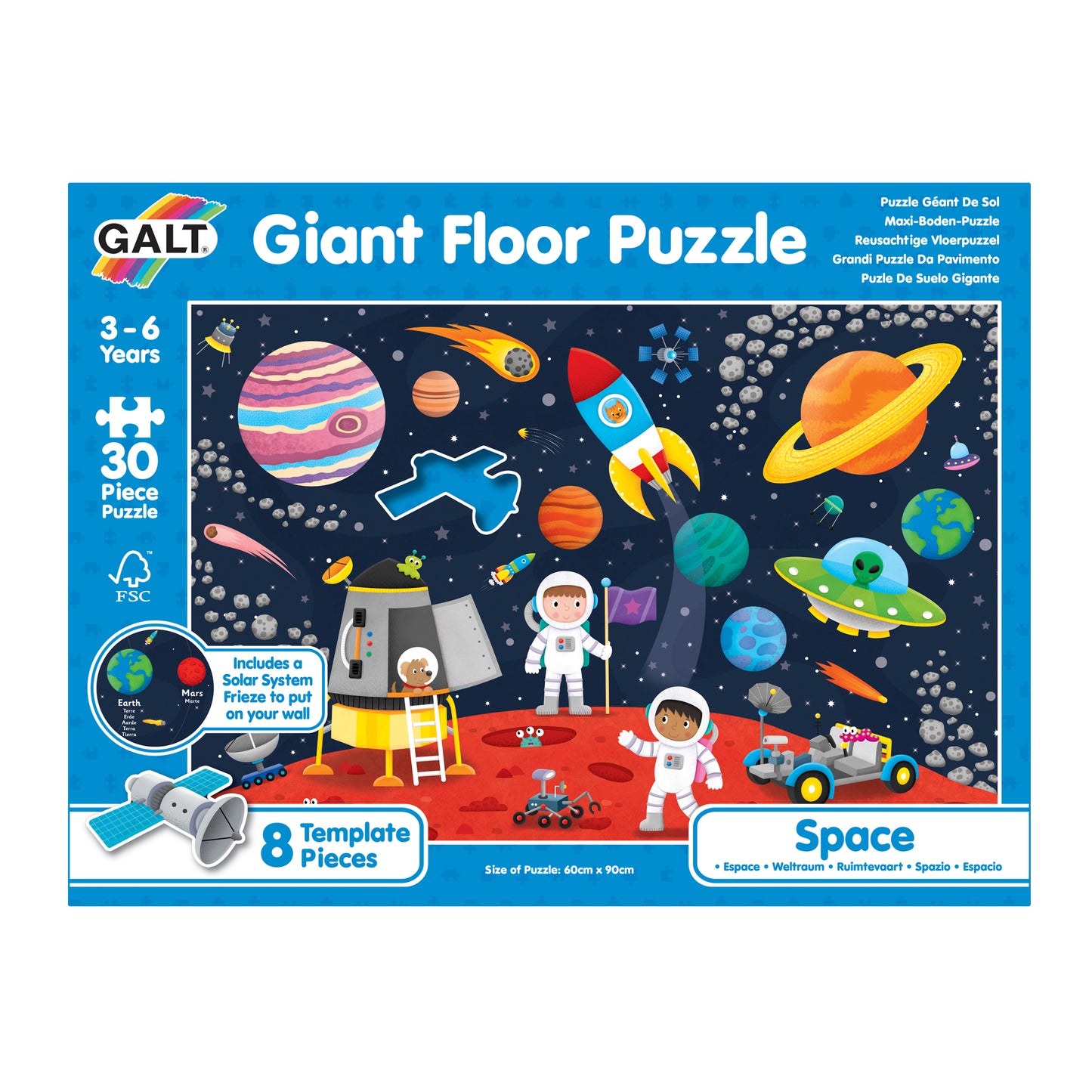 Giant Floor Puzzle: Space