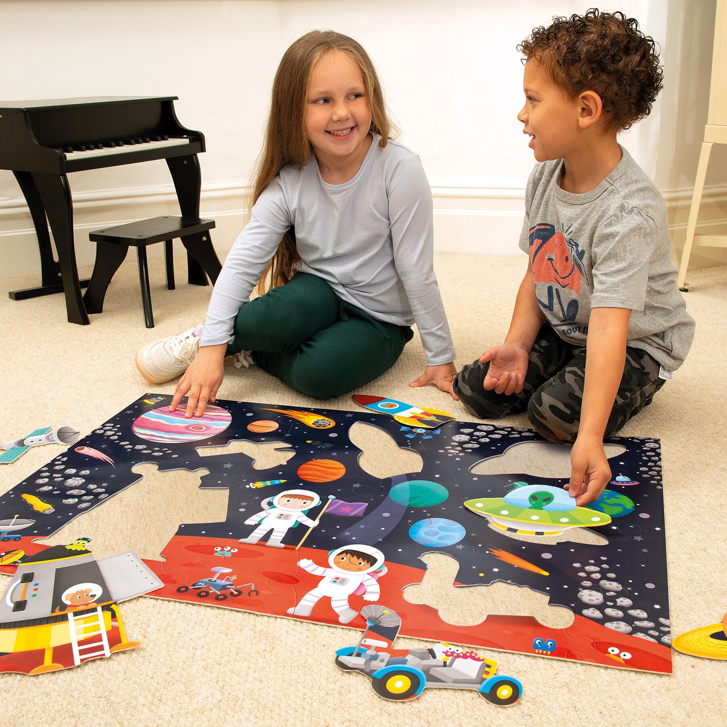 Giant Floor Puzzle: Space