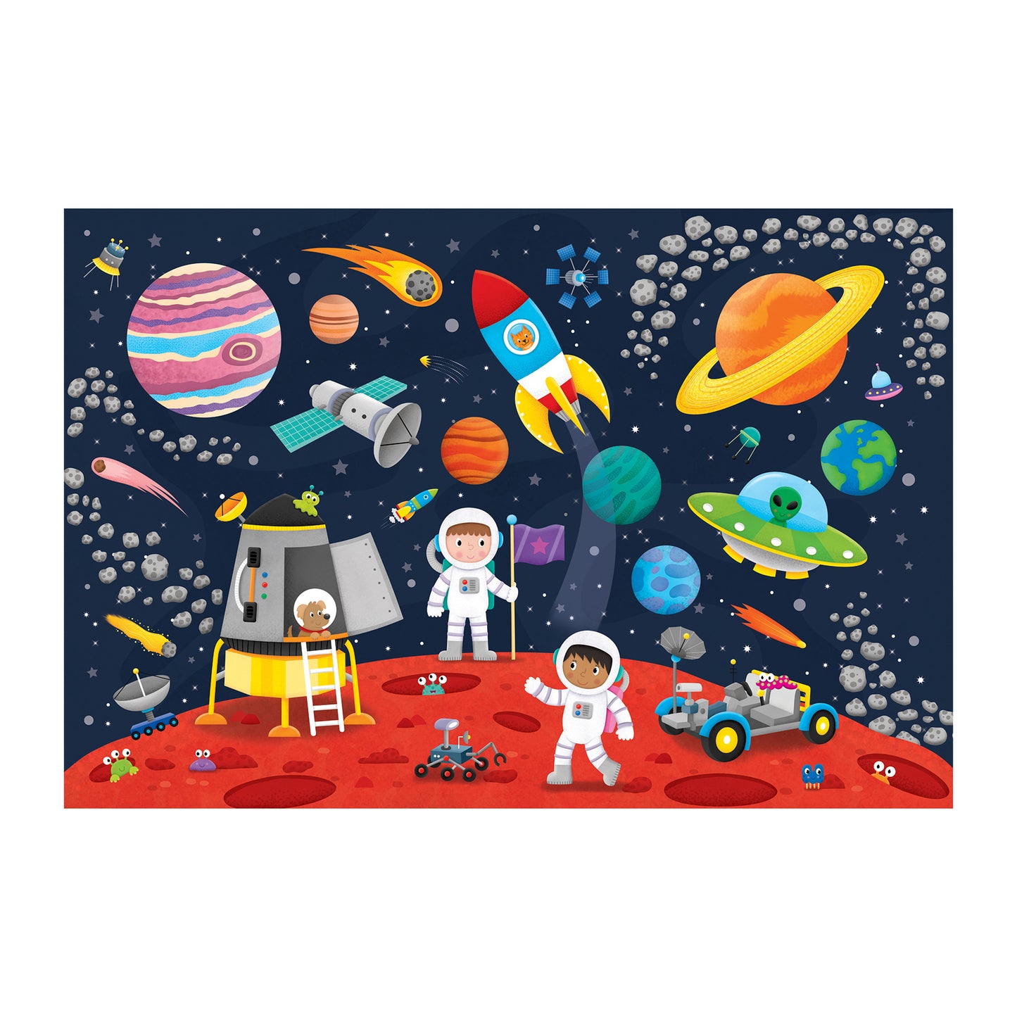 Giant Floor Puzzle: Space