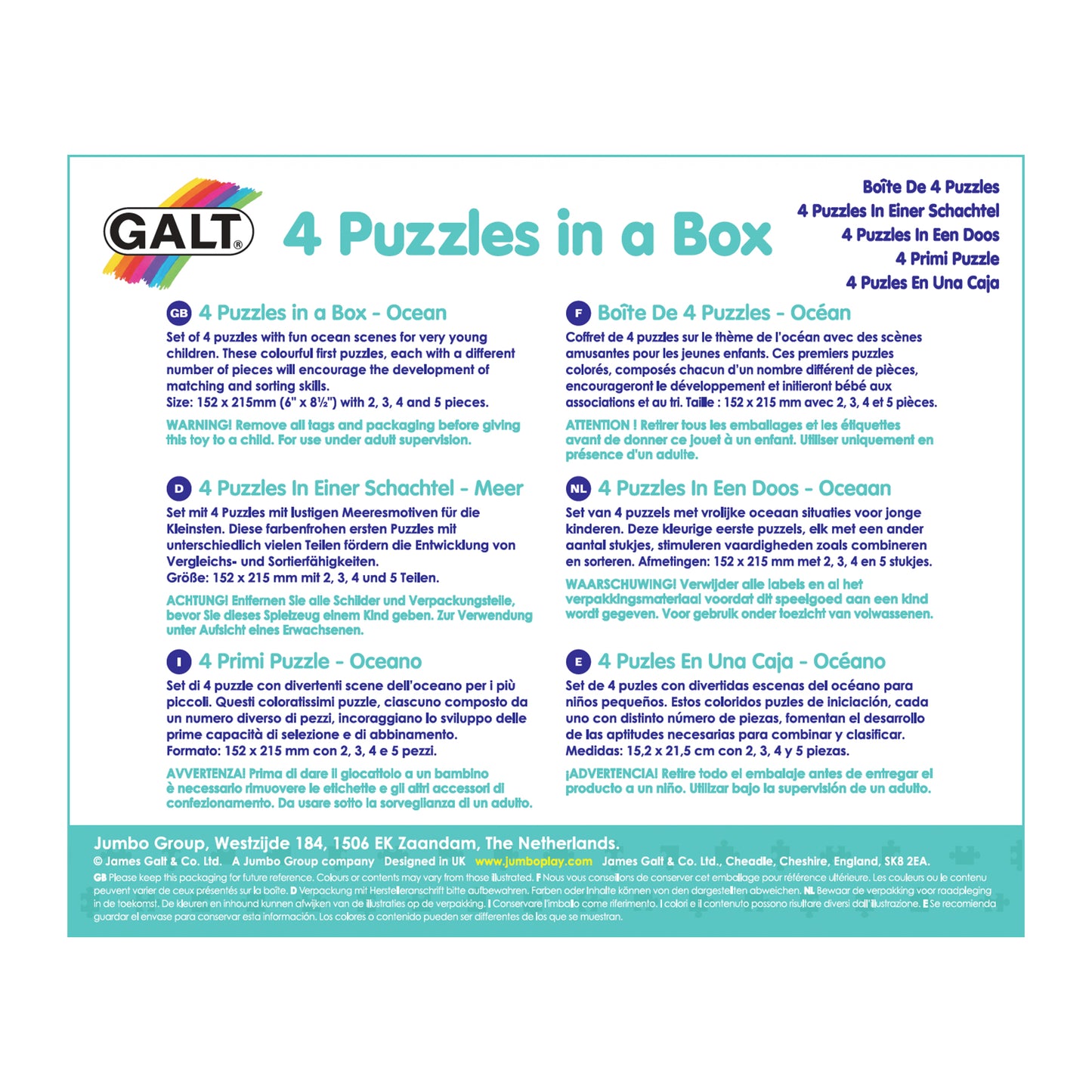 4 Puzzles in a Box - Ocean