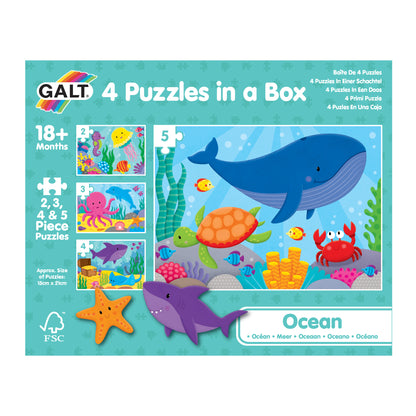 4 Puzzles in a Box - Ocean