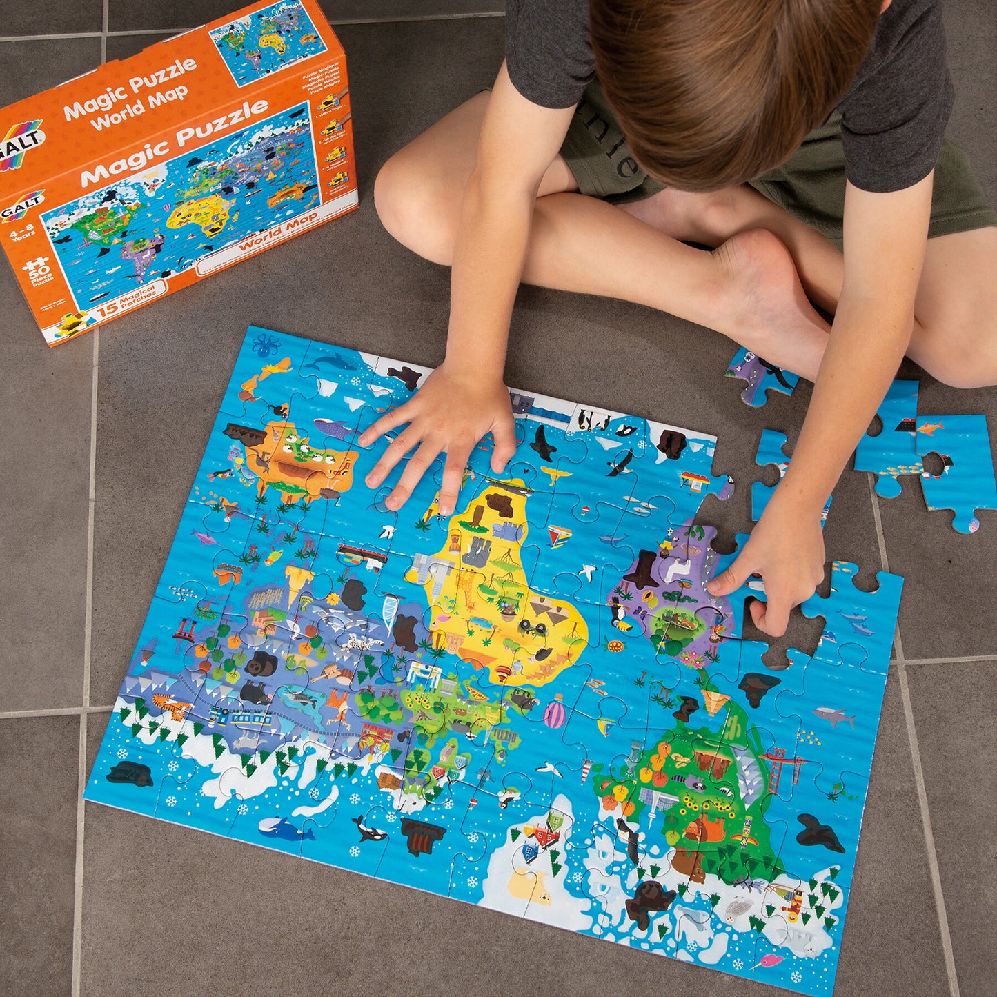 Magic Puzzle: World Map