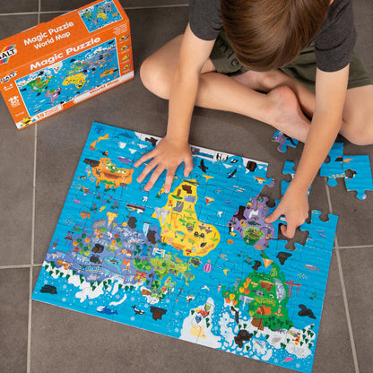 Magic Puzzle: World Map