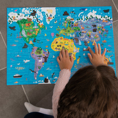 Magic Puzzle: World Map