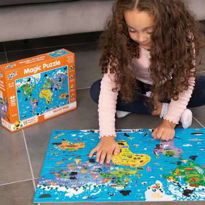 Magic Puzzle: World Map
