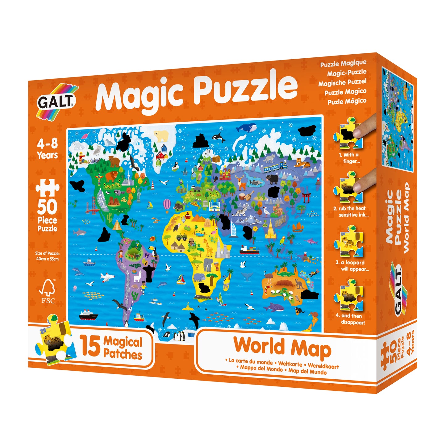 Magic Puzzle: World Map