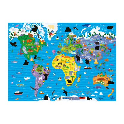 Magic Puzzle: World Map