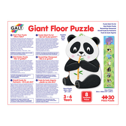 Giant Floor Puzzle: Who's Taller?
