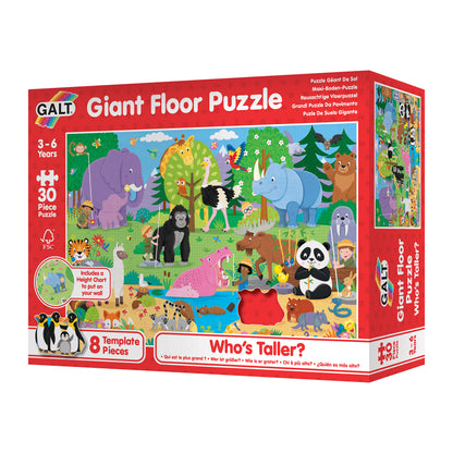 Giant Floor Puzzle: Who's Taller?