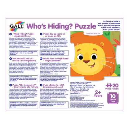 Who's Hiding? Puzzle: Jungle Jamboree