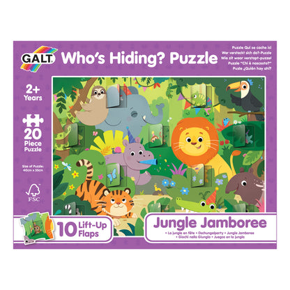 Who's Hiding? Puzzle: Jungle Jamboree