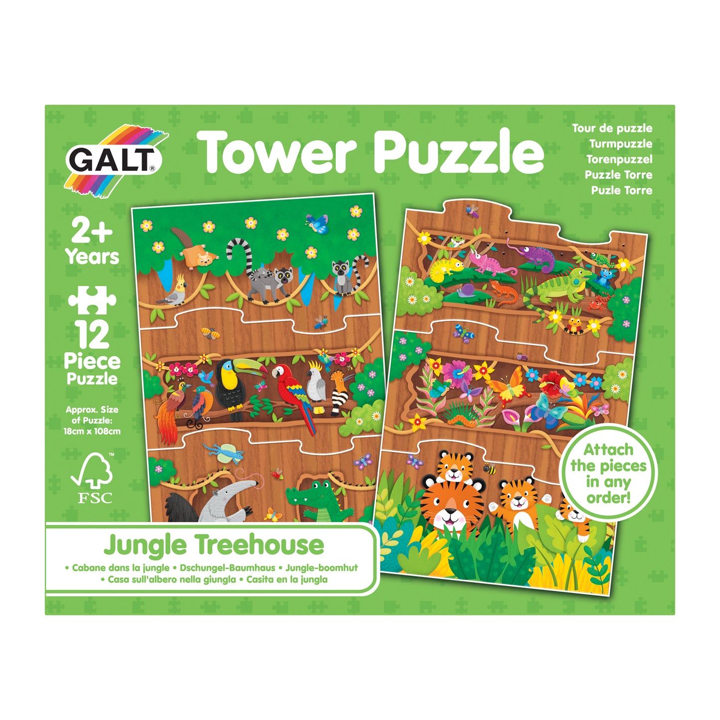 Tower Puzzle: Jungle Treehouse