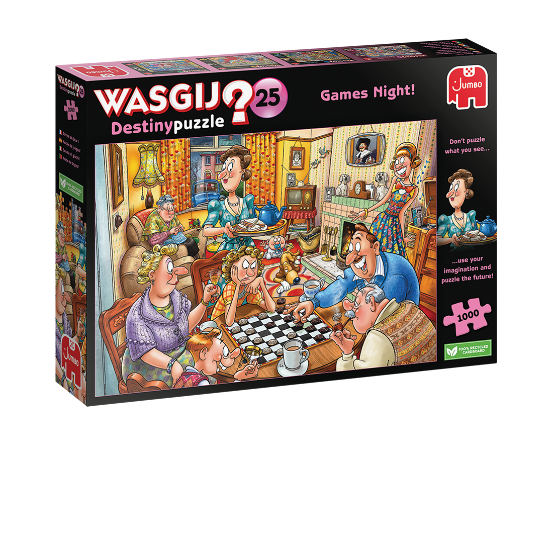 Wasgij Destiny 25 Games Night 1000pcs - product image - Jumboplay.com