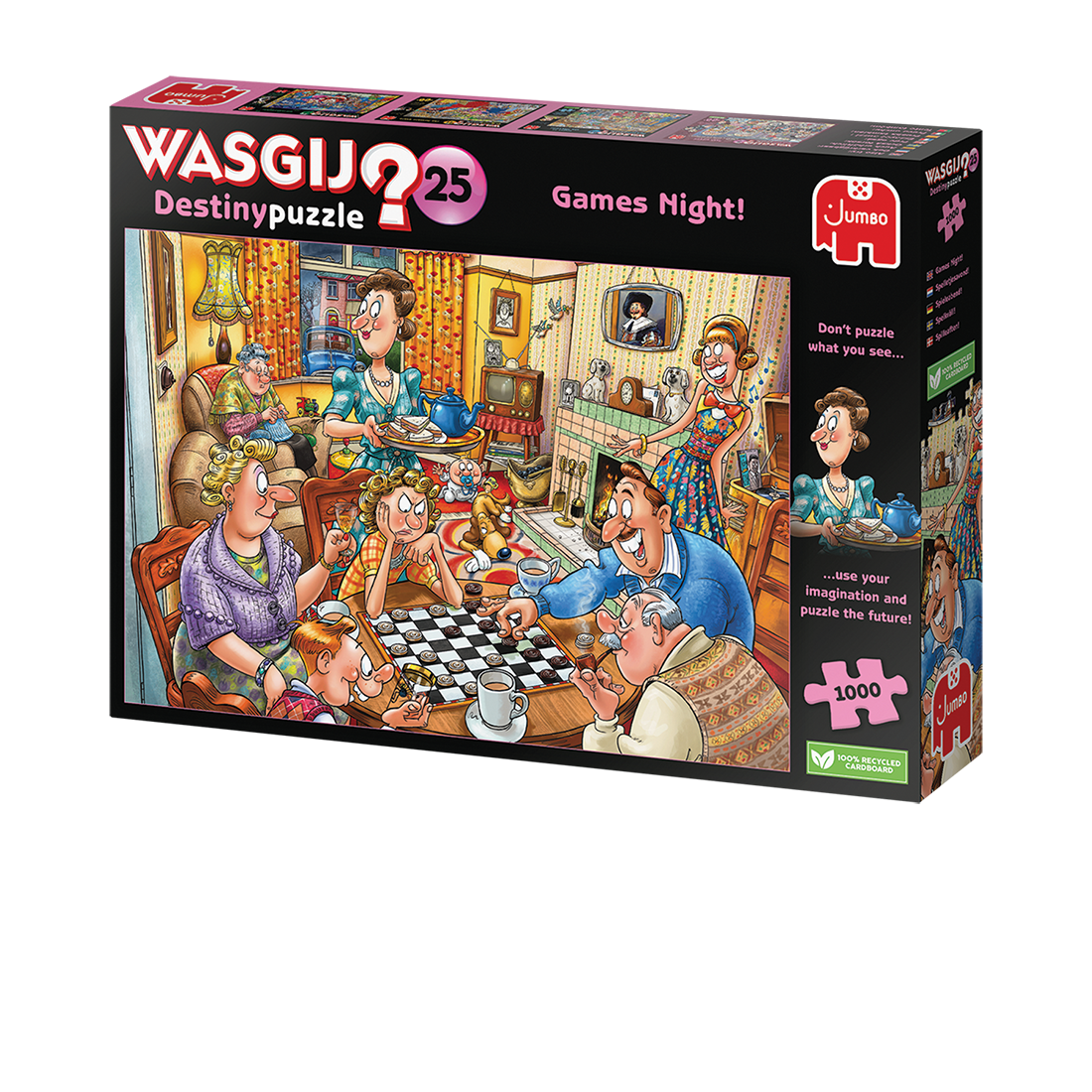 Wasgij Destiny 25 Games Night 1000pcs - product image - Jumboplay.com