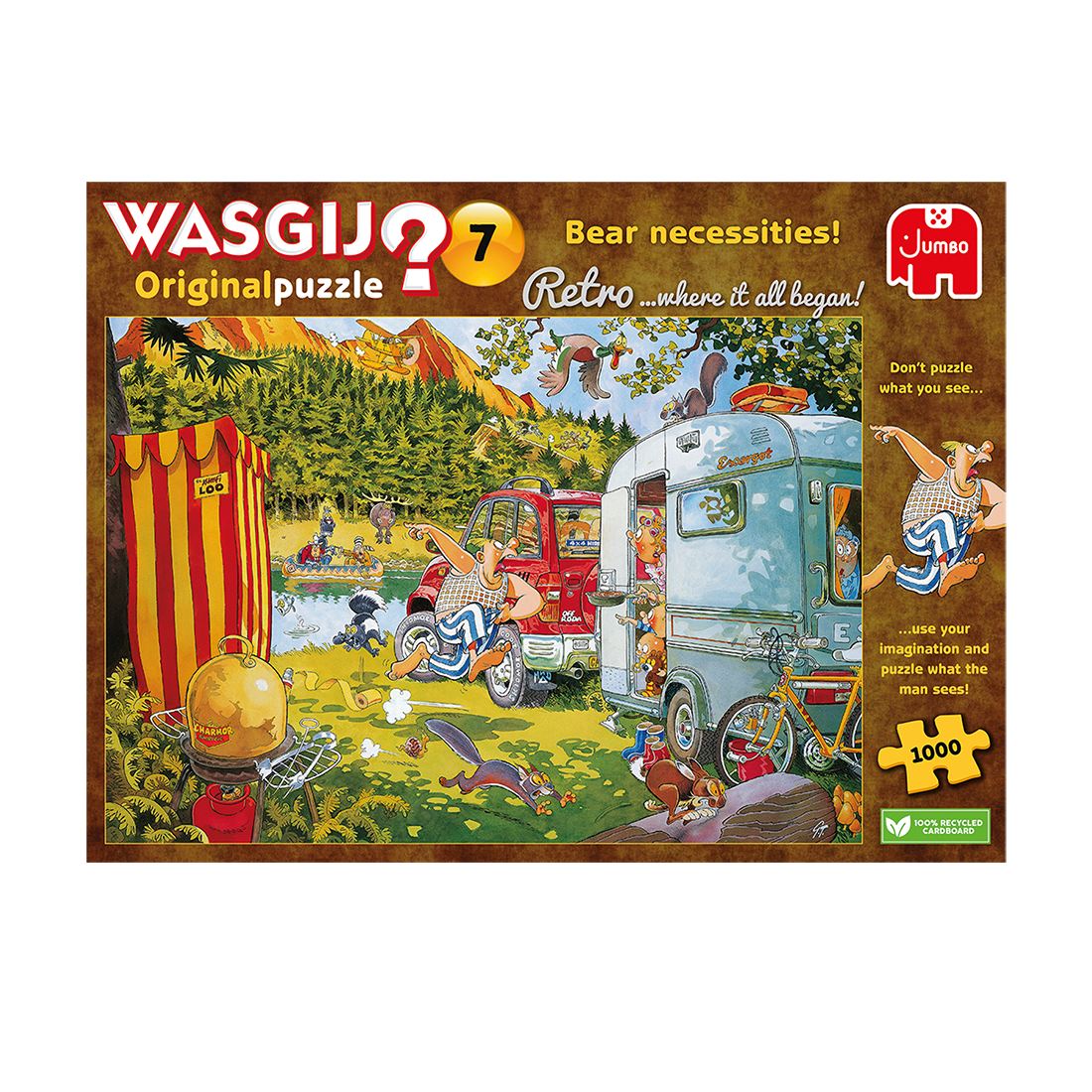 Wasgij Retro Original 7 - Bear Necessities! (1000 pieces Wasgij Retro Original 7 - Bear Necessities! (1000 pieces