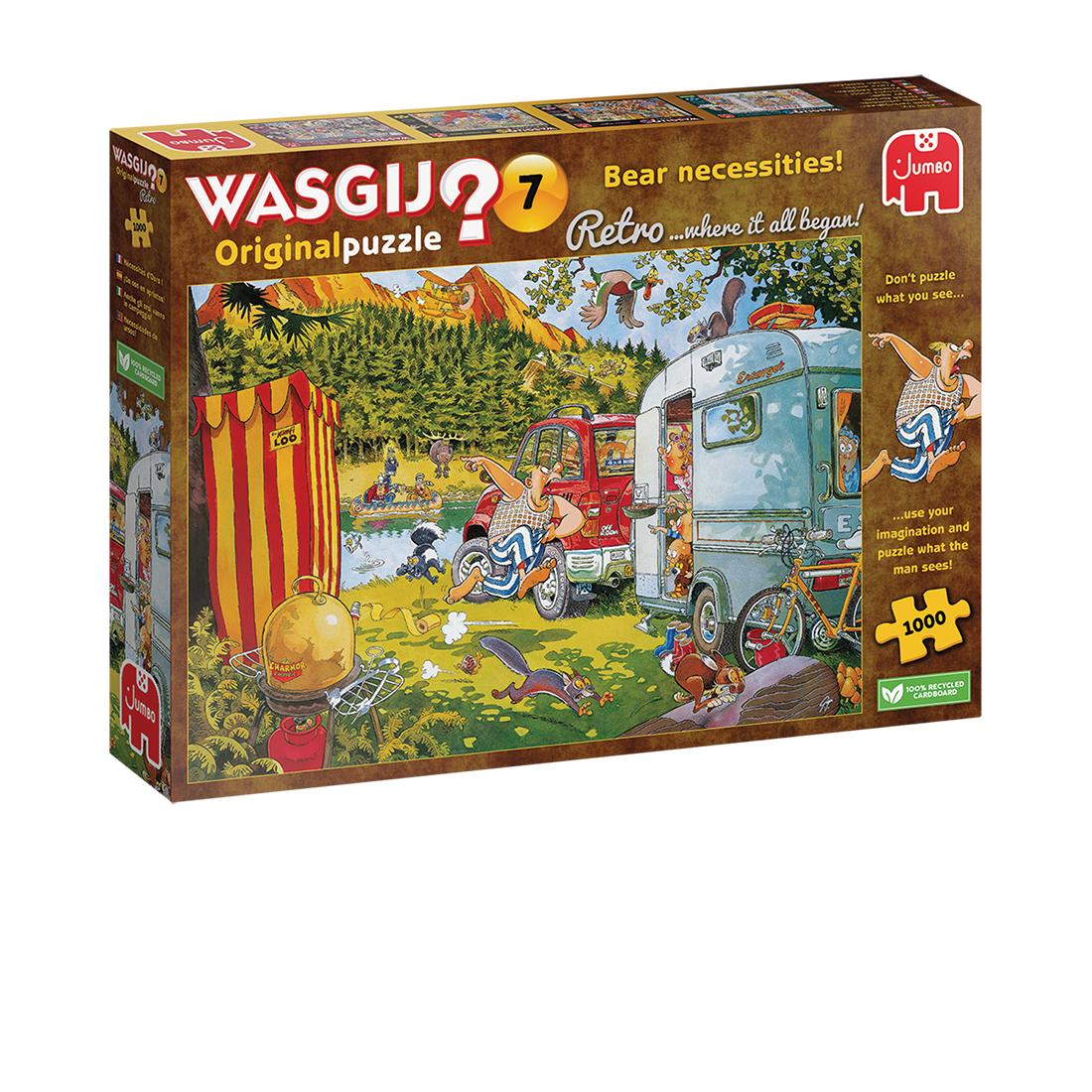 Wasgij Retro Original 7 Bear Necessities! 1000pcs - product image - Jumboplay.com