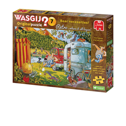 Wasgij Retro Original 7 Bear Necessities! 1000pcs - product image - Jumboplay.com