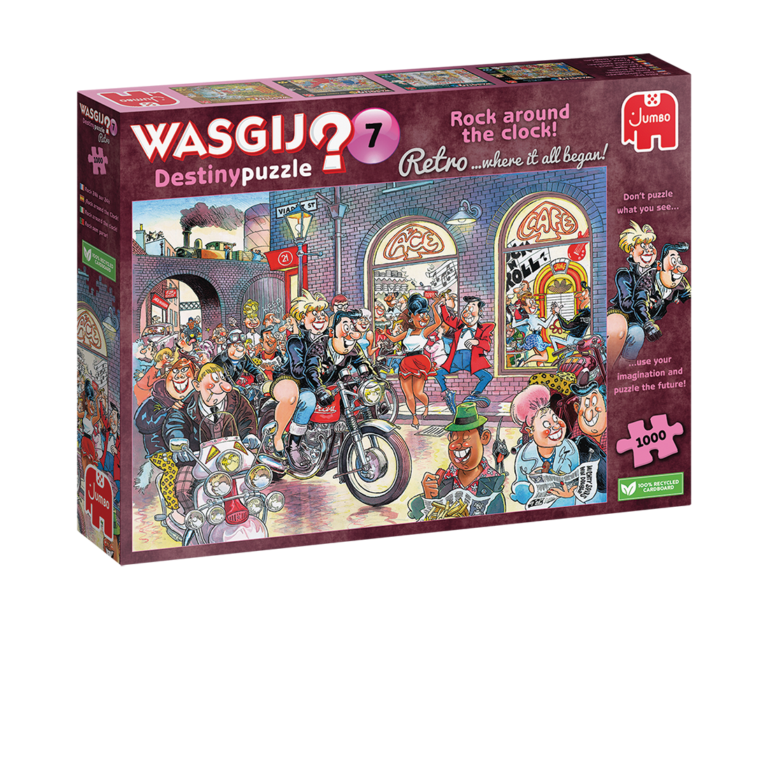 Wasgij Retro Destiny 7 Rock around the Clock! 1000pcs - product image - Jumboplay.com