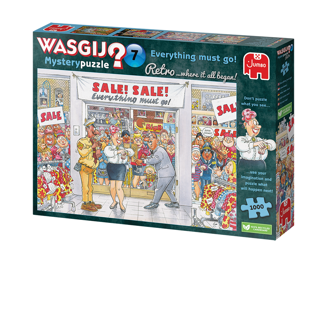 Wasgij Retro Mystery 7 Everything Must Go! 1000pcs - product image - Jumboplay.com