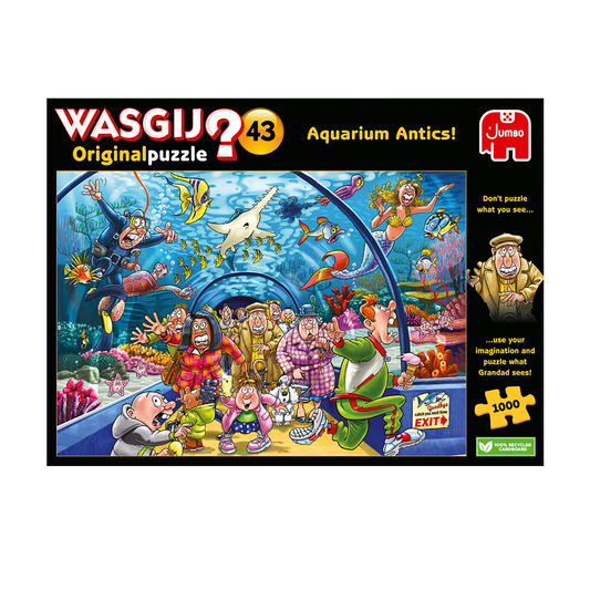 Wasgij Original 43 Aquarium Antics! 1000pcs - product image - Jumboplay.com