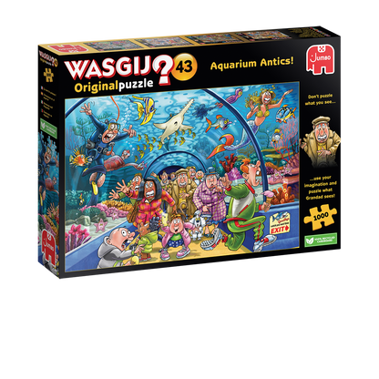Wasgij Original 43 Aquarium Antics! 1000pcs - product image - Jumboplay.com