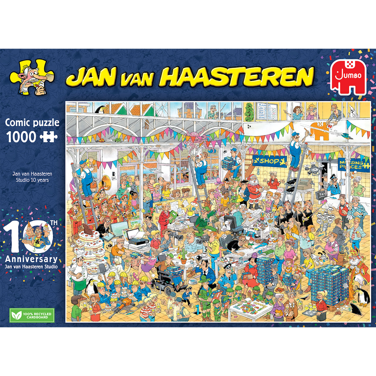 Jan van Haasteren - 10 Years Jan van Haasteren - Studio (1000 pieces)