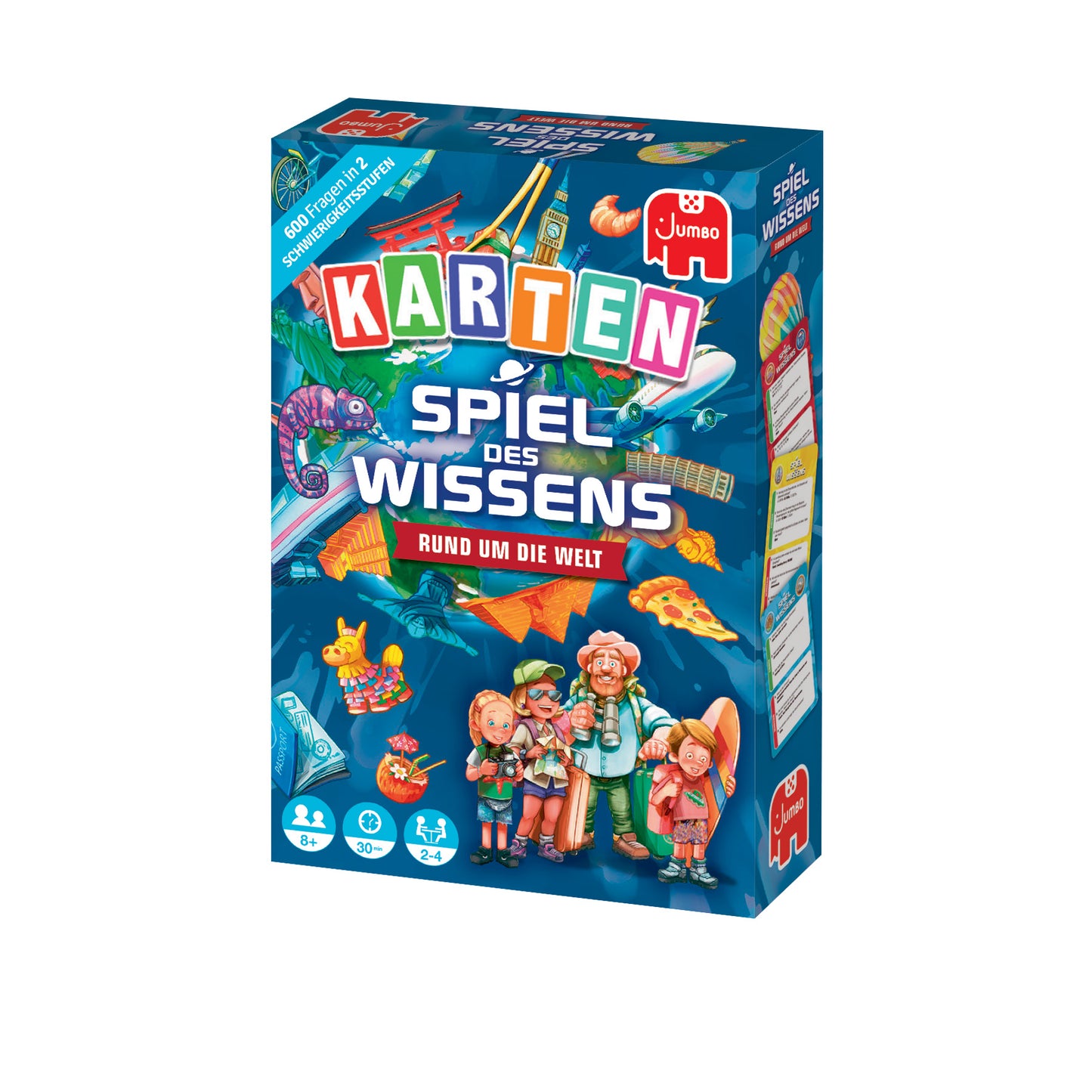 Spiel des Wissens Rund um die Welt Kartenspiel - product image - Jumboplay.com