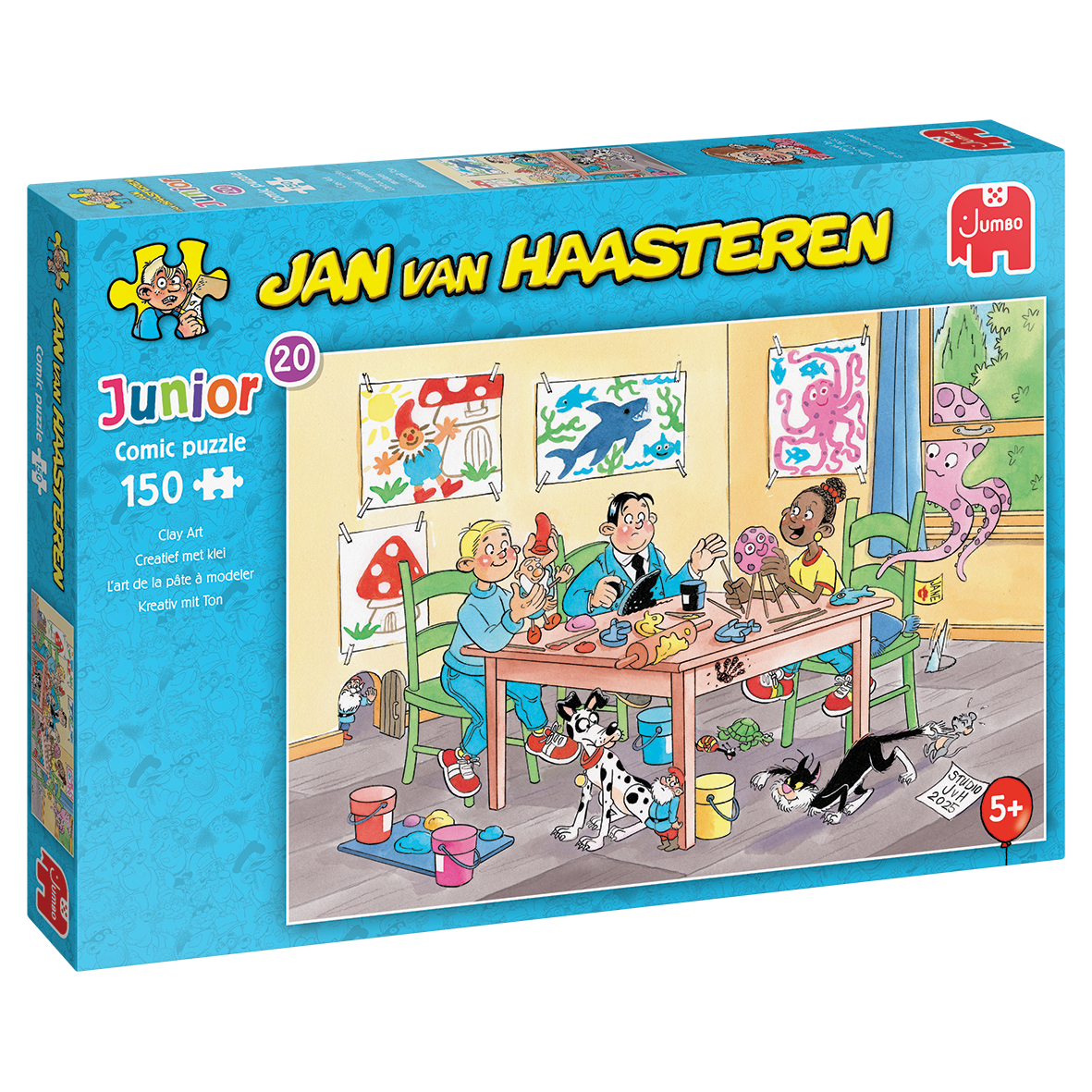 Jan van Haasteren Junior 20 - Creatief met klei (150 stukjes)