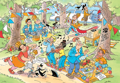 Jan van Haasteren Junior 21 - De vrijmarkt (240 stukjes)