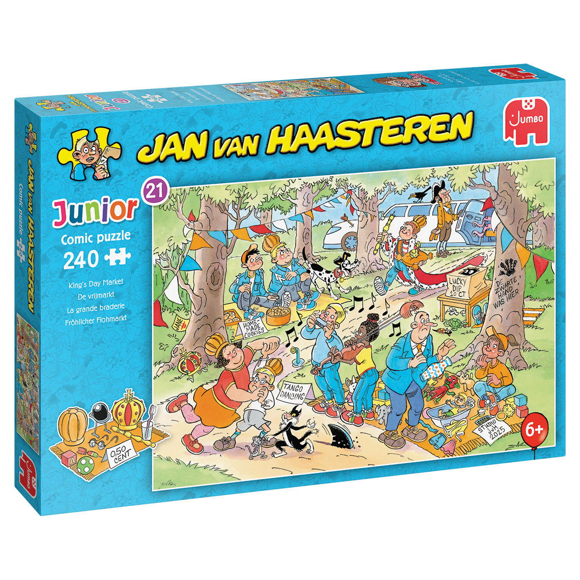 Jan van Haasteren Junior 21 - De vrijmarkt (240 stukjes)