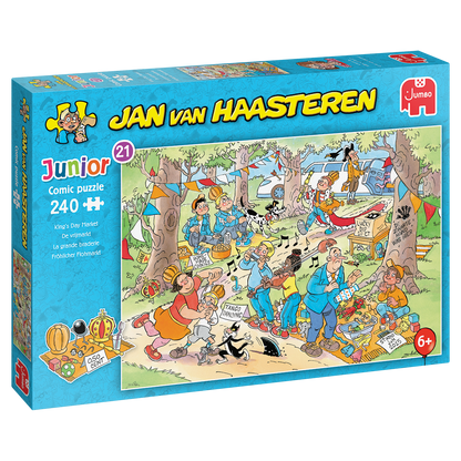 Jan van Haasteren Junior 21 - De vrijmarkt (240 stukjes)