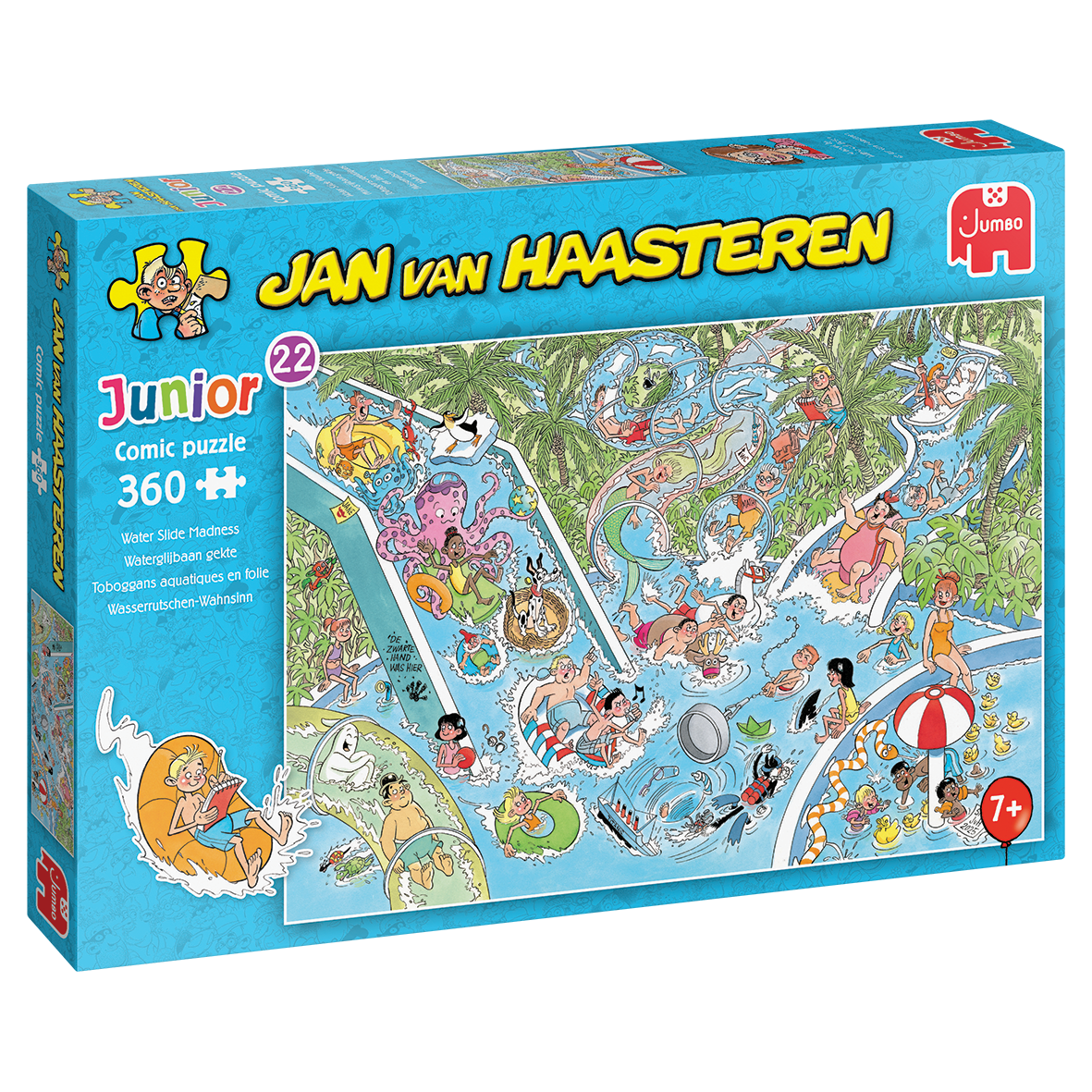 Jan van Haasteren Junior 22 - Waterglijbaan gekte (360 stukjes)