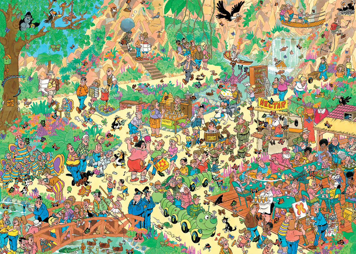 Jan van Haasteren - Vrolijke Fladderaars (1000 stukjes)