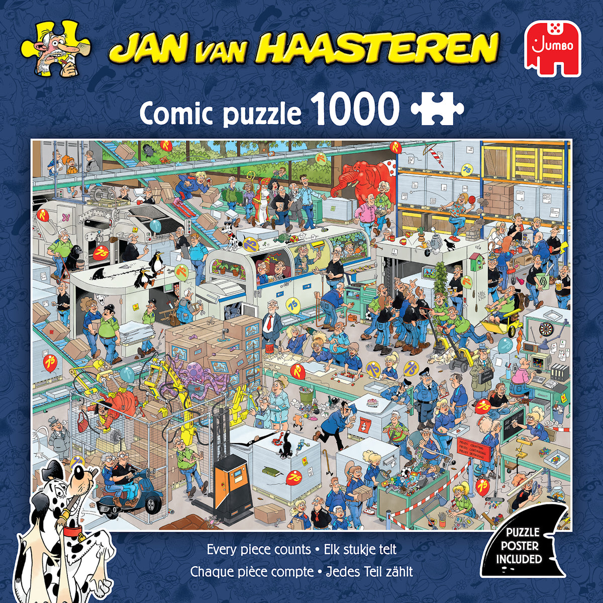 Jan van Haasteren - De Nederlandse Spellenfabriek (1000 stukjes)