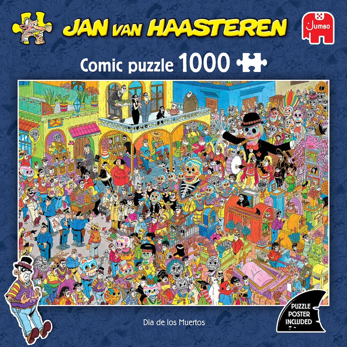 Jan van Haasteren - Dia de los Muertos (1000 pieces)