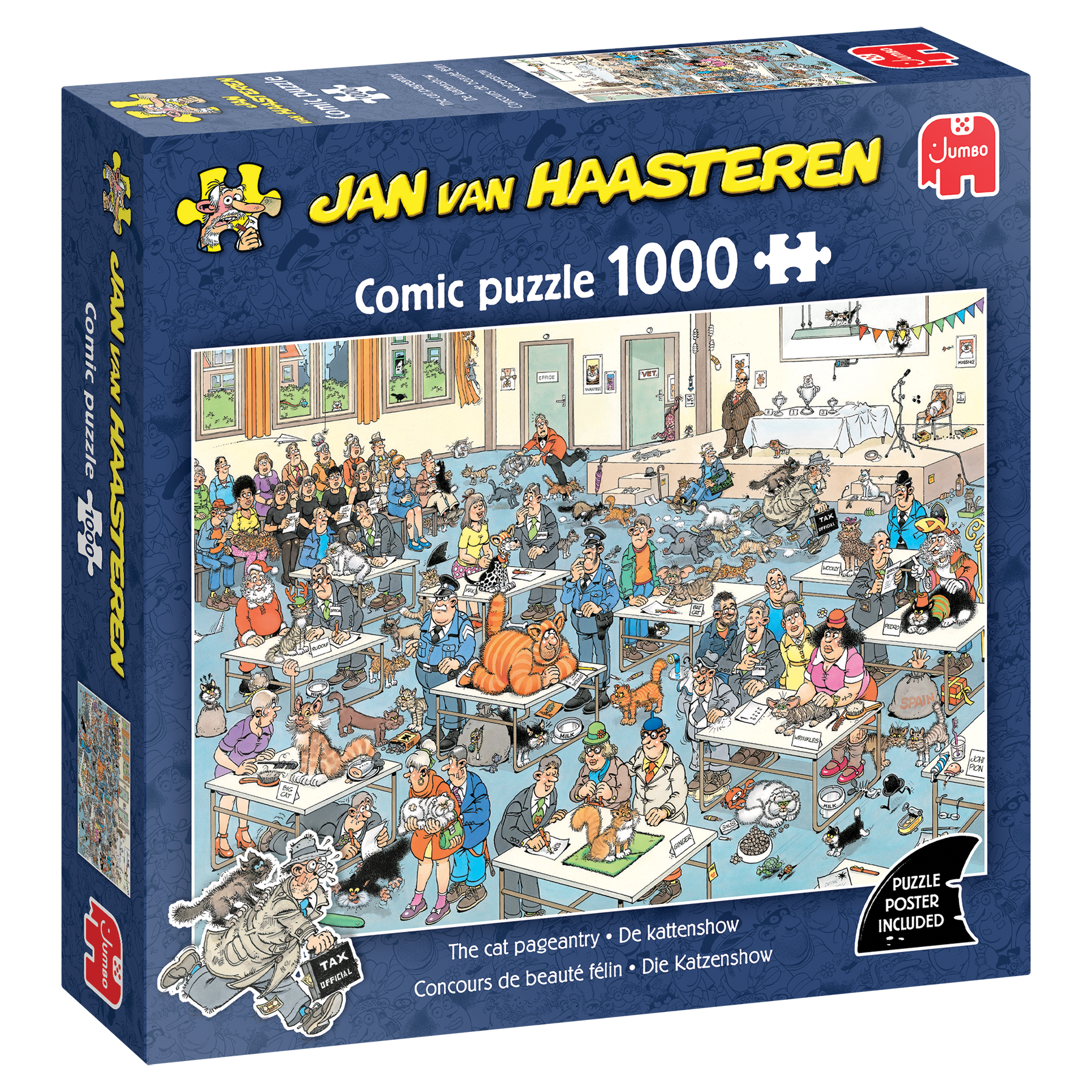 Jan van Haasteren - De kattenshow (1000 stukjes)