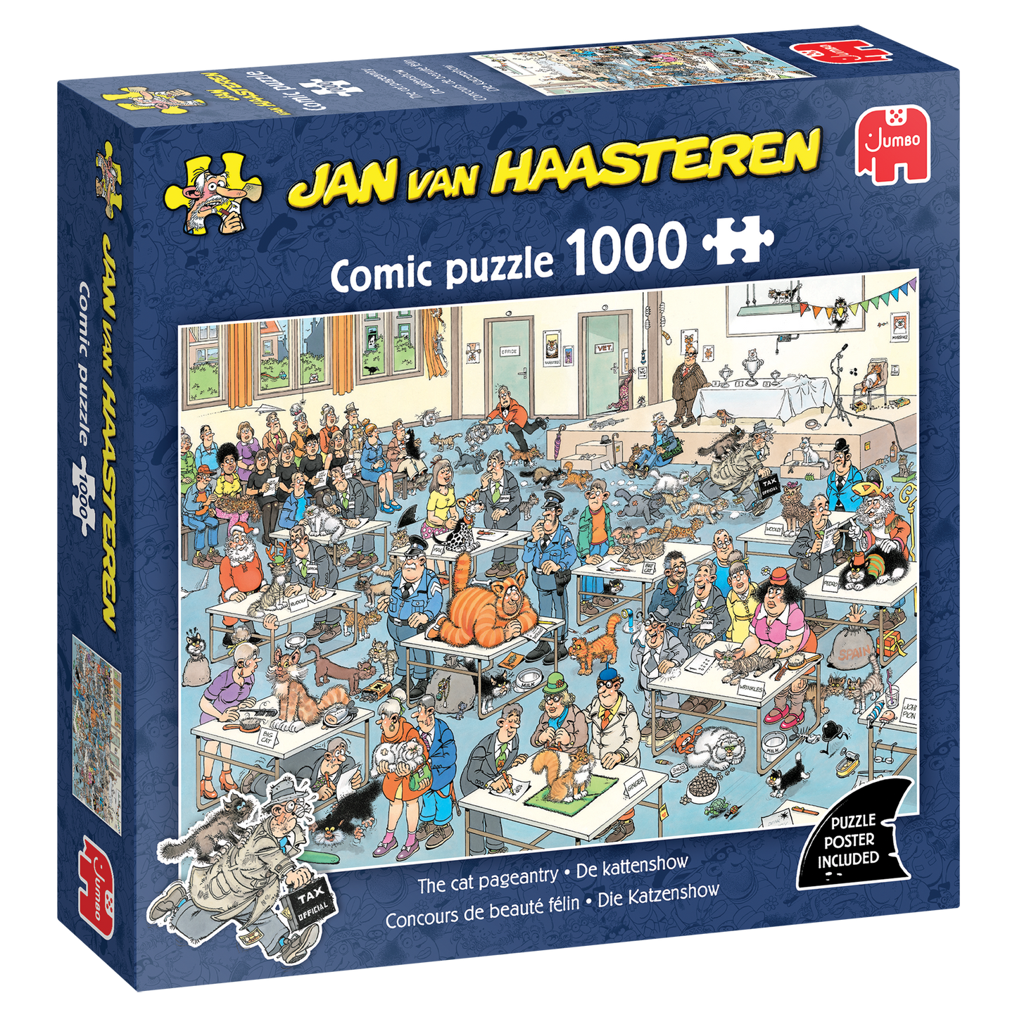 Jan van Haasteren - De kattenshow (1000 stukjes)
