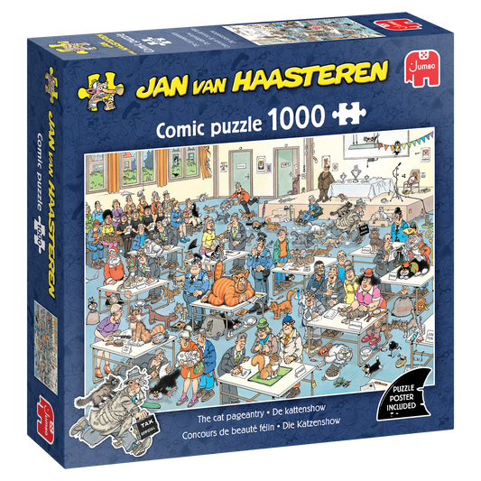 Jan van Haasteren - De kattenshow (1000 stukjes)