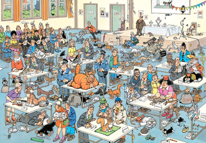 Jan van Haasteren -Die Katzenshow - 2000 Teile