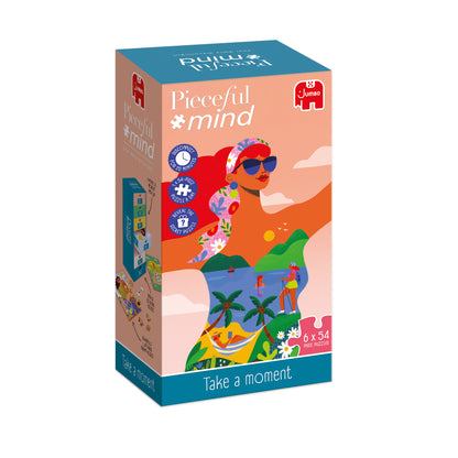 Puzzle Pieceful Mind - Take Time for You - 54 pièces - Jumbo-00682 Puzzle Pieceful Mind - Take Time for You - 54 pièces - Jumbo-00682