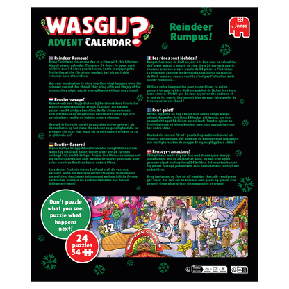 Wasgij Christmas Advent Calendar - Reindeer Rumpus!