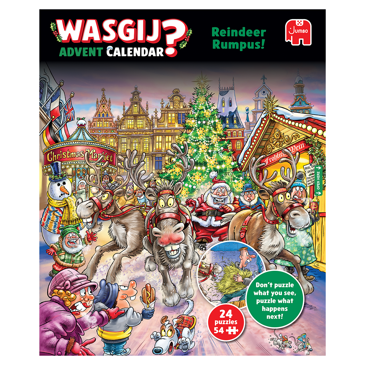 Wasgij Christmas Advent Calendar - Reindeer Rumpus!
