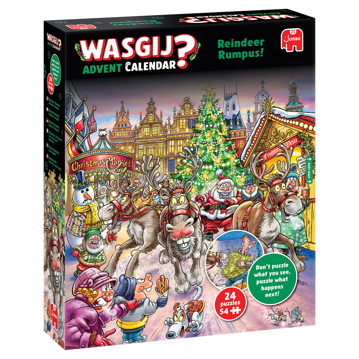 Wasgij Christmas Advent Calendar - Reindeer Rumpus!