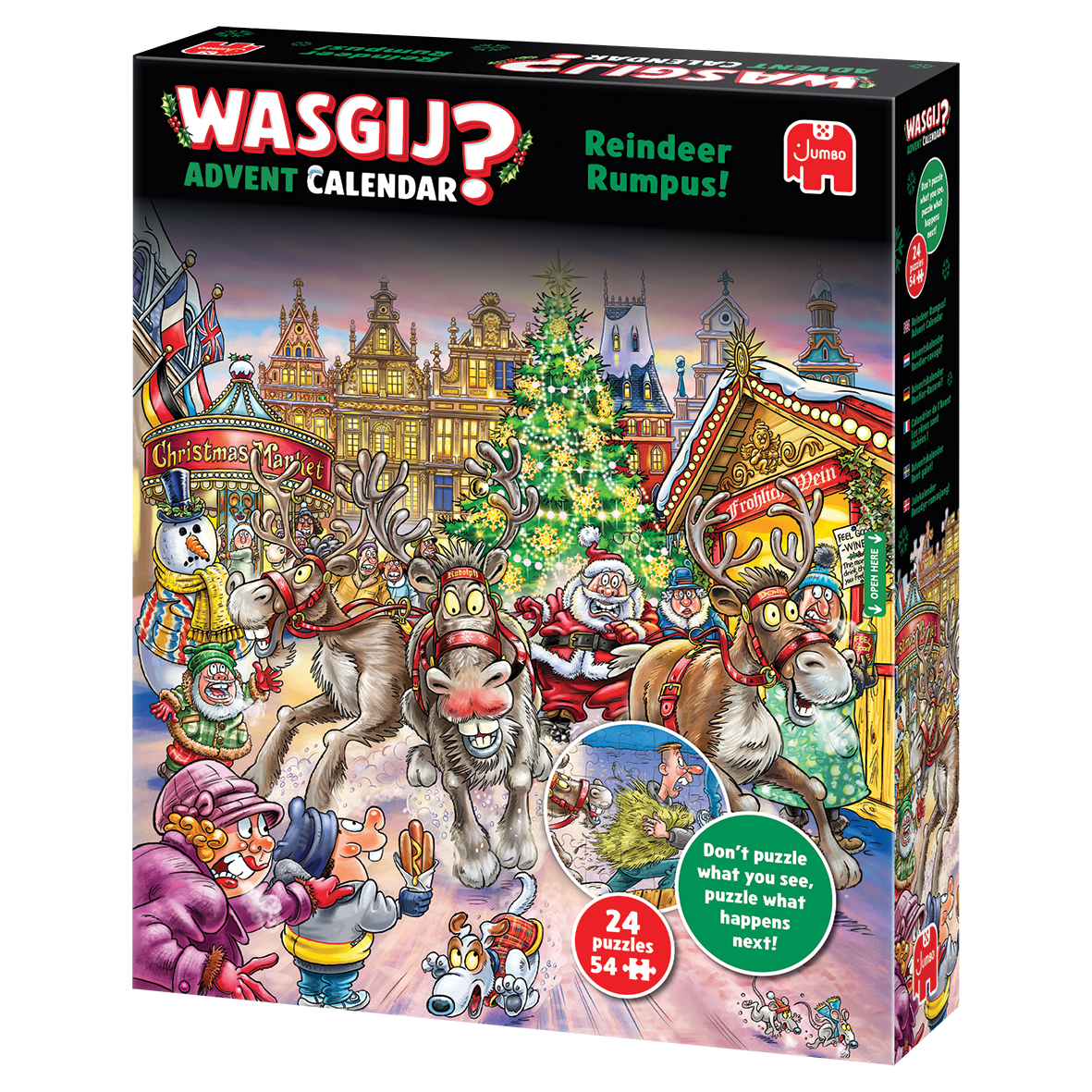 Wasgij Christmas Advent Calendar - Reindeer Rumpus!