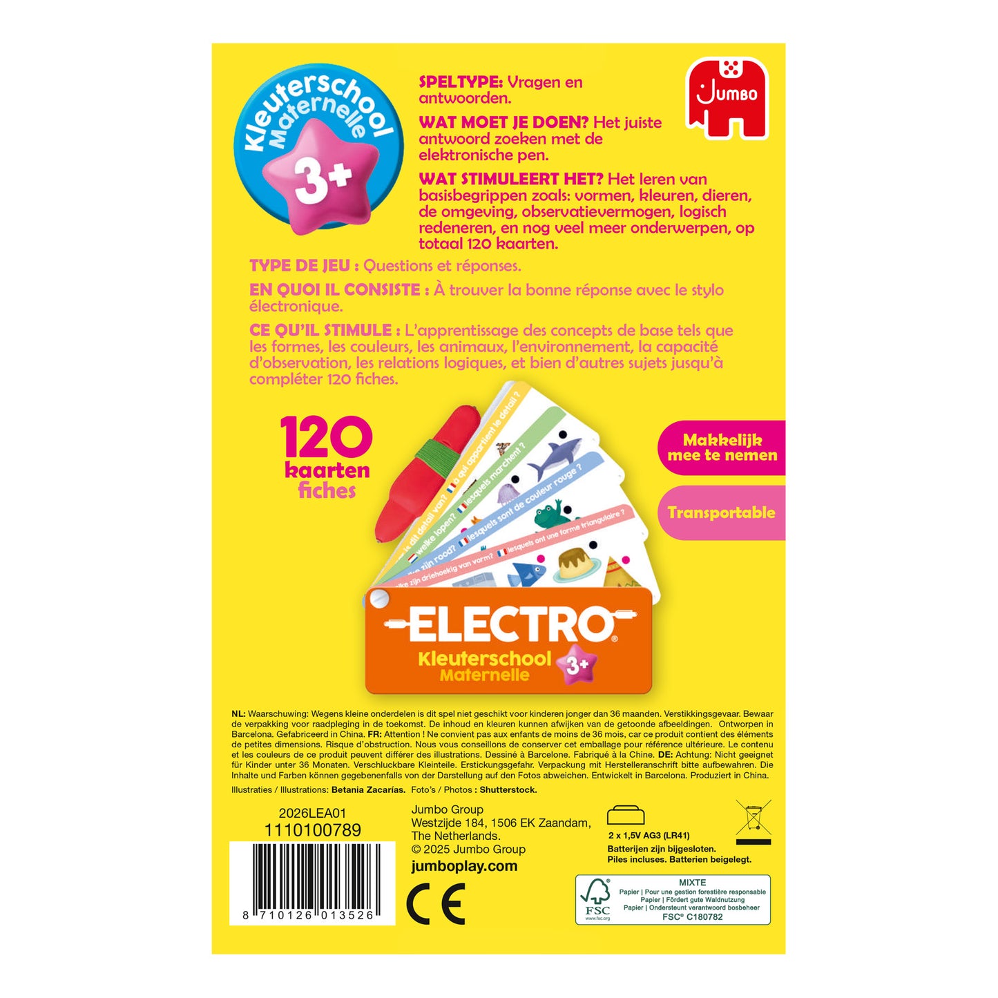 Electro - Fan On the Go - Preschool +3 - NL