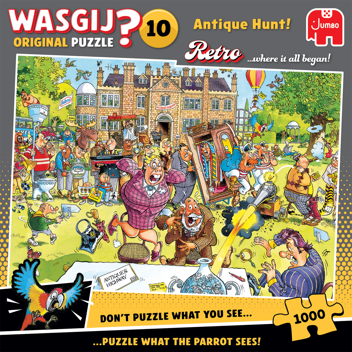 Wasgij Retro Original 10 - Antique Hunt! (1000 pieces)