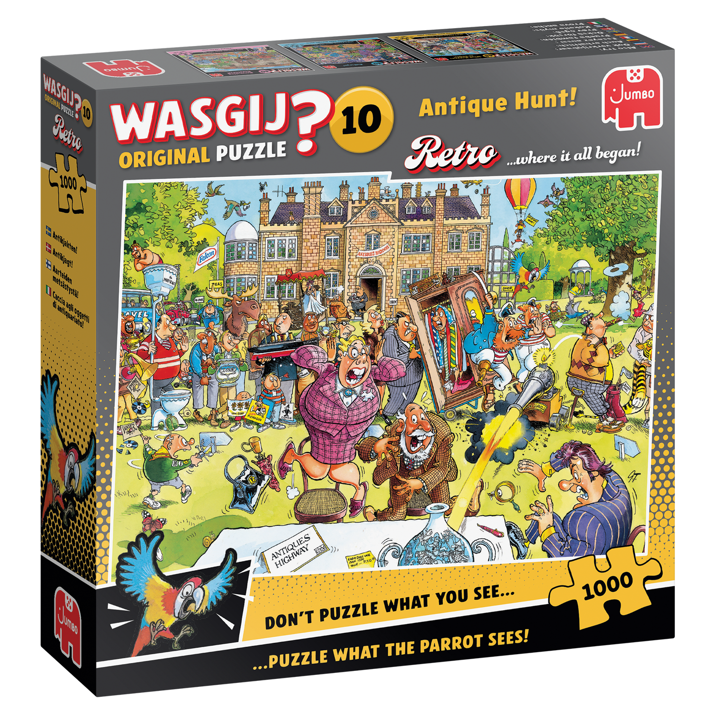 Wasgij Retro Original 10 - Antique Hunt! (1000 pieces)